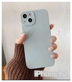 iPhone12 iPhoneケース アイフォン 携帯 スマホケース 韓国 水色