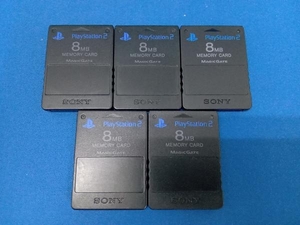 箱・説明書なし 動作未確認 5点セット　Play Station2　メモリーカード　8MB　SONY