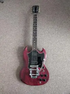 gibson sg 2017 USA bigsby　faded