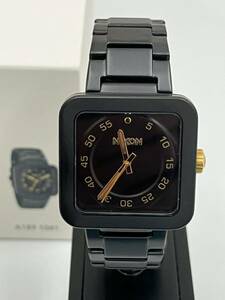 NIXON ニクソン 腕時計 RIOT　MATT BLACK/GOLD　新品　未使用 A189 1041