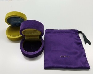 グッチ GUCCI 空箱　アクセサリーケース　リングケース　ピアスケース　ジュエリーボックス　指環　ネックレス ペンダント アクセサリー袋