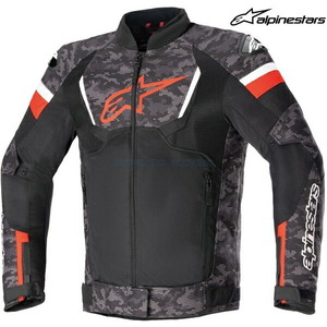 在庫あり アルパインスターズ ジャケット 3305722 T-GP IGNITION AIR JACKET ASIA DIGITAL CAMO BLACK BRIGHT RED サイズ:M