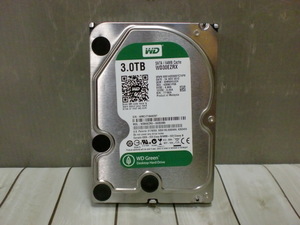 【3.5インチHDD/ 3TB】WD Green WD30EZRX SATA 160回/249H