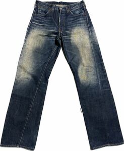 日本製 LEVIS VINTAGE CLOTHING LVC 37501 501XX リーバイス ヴィンテージ クロージング ダメージ加工 デニムパンツ W34