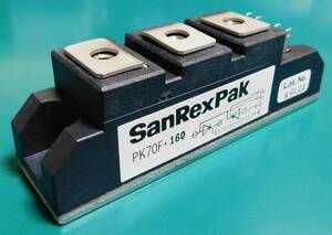 SanRex PK70F-160 サイリスタ・モジュール (1600V/70A) [管理:KD698]