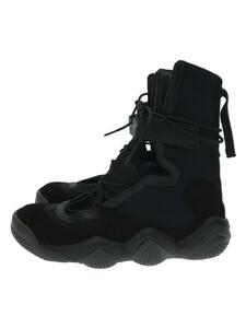 YOHJI YAMAMOTO◆×adidas/YY STRAP BBALL HIGH/BLK/スウェード/BB3808