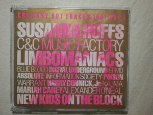 『CBS/Sony Hot Tracks 1991 Vol.1(1991)』(XDDP 93061,国内盤,16track,Mariah Carey,Suzanna hoffs,C&C Music Factory,Poison)