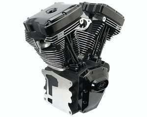 S&S T124 ロングブロックエンジン 99-06ｙBT ブラック