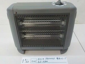 ☆TIN●○テクノス　TEKNOS　電気ストーブ　ES-K900　4-2/22（せ）