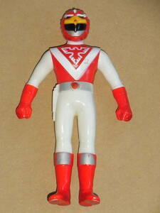 ◎ 超獣戦隊ライブマン レッドファルコン バンダイ 1988 ソフビ人形 高さ:約12cm位 ◎