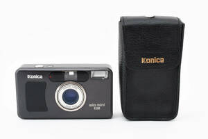 【美品】コニカ Konica BiG mini F Limited Black Point & Shoot Film Camera コンパクトカメラ #117