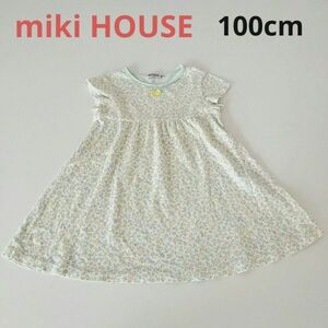 miki House ミキハウス 花柄ワンピース　100cm