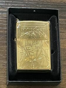 zippo fortissimo MOMIJI GOLD 限定数 77個 ゴールド 2010年製 ff 金仕上げ 両面デザイン シリアルナンバー 希少ゾロ目 NO.066/077