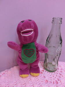 バーニー&フレンズ◇ぬいぐるみ人形 19㎝◇ビンテージ Barney & Friends Dinosaur stuffed animal toy 恐竜 USA ティラノサウルス