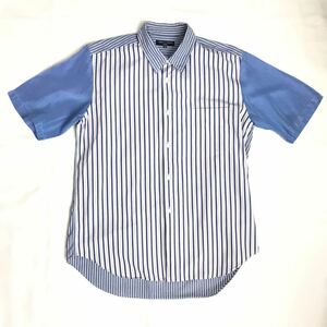 製品染め● コムデギャルソン シャツcomme des garcons 田中啓一 オム 開襟 オープンカラーヴィンテージ ジュンヤ SHIRT デカオム ボックス