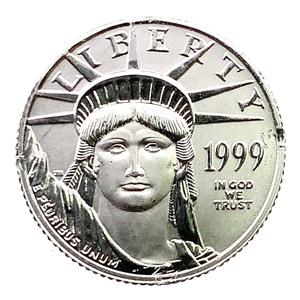 リバティ プラチナ貨 アメリカ イーグル 1999年 3.1g プラチナ PT999 コレクション