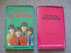 FSLe1988～BCC:カセットテープ&冊子キット「ROOTS OF THE BEATLES(ルーツ・オブ・ザ・ビートルズ)」「INTERVIEW(インタビュー)」2点セット