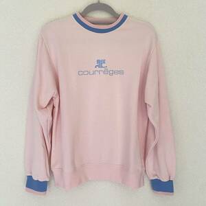 【レア★】 Courreges クレージュ トレーナー スウェット ピンク