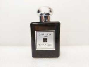 【ほぼ未使用】【送料無料】Jo MALONE インセンス & セドラ コロン インテンス 50ml　INCENSE ＆ CEDRAT COLOGNE