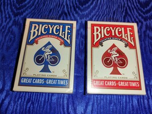 BICYCLE GREAT CARDS GREAT TIMES 青赤　未開封