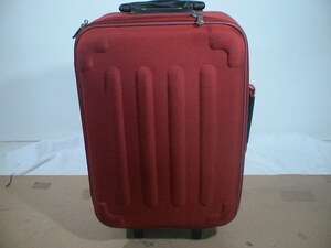 2919　赤 鍵付　スーツケース　キャリケース　旅行用　ビジネストラベルバック