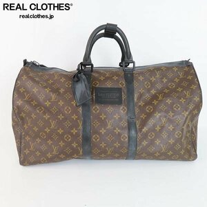 【難あり】LOUIS VUITTON/ルイヴィトン モノグラム ウォータープルーフ キーポル・バンドリエール55 ボストンバッグ M41411 /140