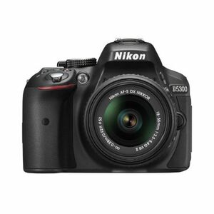 Nikon デジタル一眼レフカメラ D5300 18-55mm VR II レンズキット ブラック 2400万画素 3.2型液晶 D5300