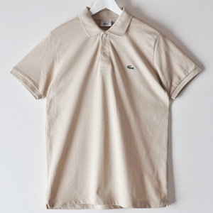 ほぼ未使用 80s LACOSTE ラコステ ポロシャツ サンド ベージュ 5 フランス製 半袖 / ヴィンテージ フララコ フレンチラコステ