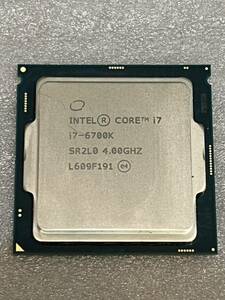 動作確認済み　Intel Core i7 6700K 4.00Ghz SR2L0