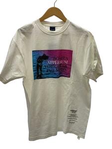 APPLEBUM◆Tシャツ/L/コットン/WHT/×cherry chill will/タグ付