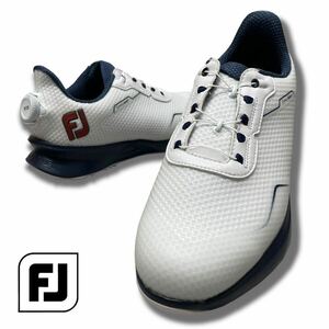 新品 正規品 FOOT JOY フットジョイ 53380J/2022年モデル FJ ATAK BOA アタク ボア ダイヤル ゴルフシューズ ゴルフウェア US7 ホワイト
