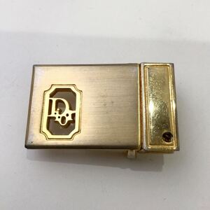 Christian Diorクリスチャン ディオール ベルトバックル バックルのみ トップ式 ゴールド ロゴ スペイン製 ベルト ナ12-6