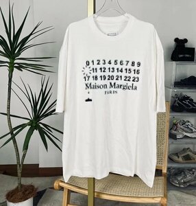 Maison Margiela メゾン マルジェラ トップス Tシャツ ロング メンズ レディース カジュアル ホワイト サイズ46