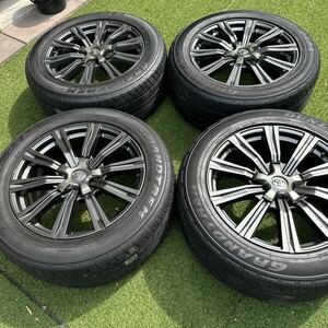 ランドクルーザー200 285/50R20 タイヤ　ホイール付き　DUNLOP GRANDTREK