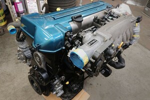 2JZ-GTE エンジン本体 ターボ トヨタ 純正 JZA80 JZS161 スープラ アリスト 後期 VVT-i 実動車外し RZ RZ-S V300 2J