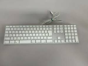 L262)Apple純正 日本語配列 USBキーボード ★ Apple Keyboard A1243 JIS テンキー付 動作確認済