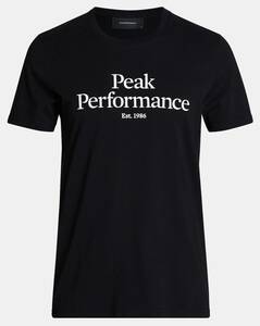 Peak Performance / Original Logo Tee / Black / M 【auction by polvere_di_neve】ピークパフォーマンス norrona sweet protection