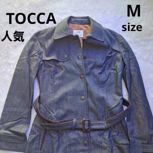 本物TOCCAトッカ美ライントレンチコート　Size：M　希少品