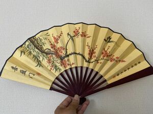 中国美術花鳥扇子