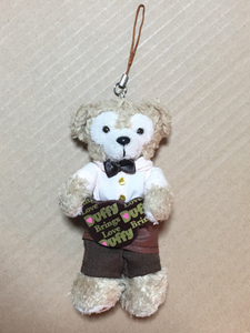 バレンタイン限定 ダッフィ ぬいぐるみストラップ キーホルダー TDS 東京ディズニーシー V.D TOKYO Disney SEA DUFFY マスコット