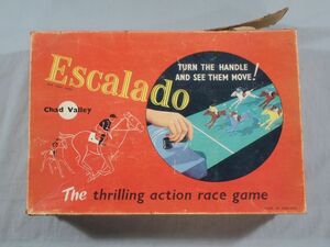 ■当時物 イギリス製 REGD社 Escalado Chad Valley 競馬 レース ゲーム 盤ゲーム 玩具 レトロ ビンテージ■