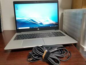 413 ★4台入荷 美品 動作品 HP ProBook 450 G7 Core i5 第10世代 (10210U)◆8GB◆M.2 SSD256GB◆15.6インチ Win10 PC laptop Office 2021