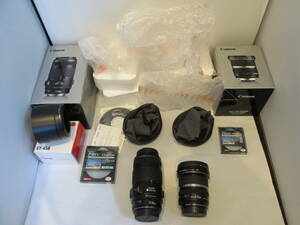 美品 Canon キャノンEFS10-22mm F3.5-4.5 USM+ EF 70-300mm F4-5.6 IS USM ２点