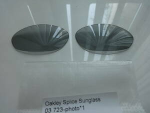 処分価格！！★オークリー スプライス用 カスタム偏光・調光レンズ Grey Photochromic Polarized 新品 OAKLEY splice