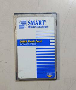 KN4777 【ジャンク品】 SMART 20MB Flash CARD SM9FA520-C7500S