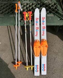 中古 幼児用スキー板セット [211-1132] ◆送料無料(北海道・沖縄・離島は除く)◆A 