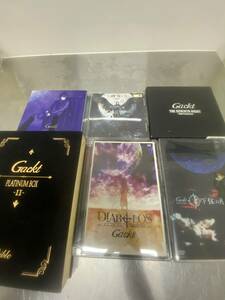 GACKT (ガクト) 2DVD+DVD+ビデオ(VHS)PLATINUM BOX 〜Ⅱ〜 ジャンク品+アルバム CD +シングル CD 計6枚セット