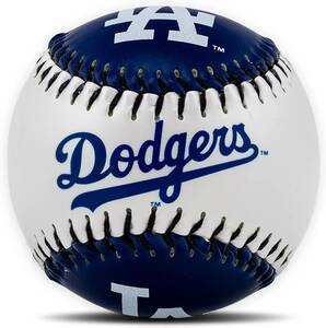 【海外限定】ロサンゼルス ドジャース ボール MLB公式グッズ　試合球サイズ 硬さはソフトボール 大谷翔平