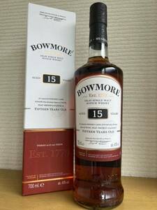 新品化粧箱付♪ボウモア15年 シェリーカスク 43% 700ml mercismith2 BOWMORE/sherry Cask/ウイスキー/アイラ/スコッチウイスキー