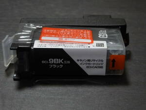 ◆◆BCI-9BK ブラック キャノン互換 プリンター インクカートリッジ 未使用品 ECI-CA09B
